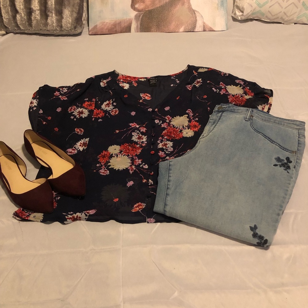 Floral Jean